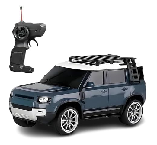 RC Defender SUV Car | 2.4GHz Remote Control Off-Road Vehicle | LED Light Spray RC Car for Kids